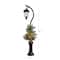 5ft. Pre-Lit LED Holiday Decorated Lamp Post With Greenery & Berries